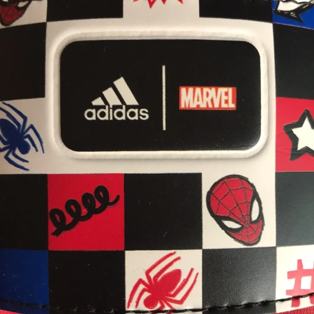 NWT Boy’s Adidas Adilette Spider-Man Slides